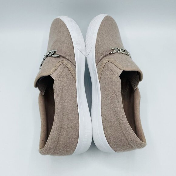 ASOS Shoes Womens Size 9 Rose Loafers Comfort Sneakers Link Chain Accent Slip On - Picture 11 of 11